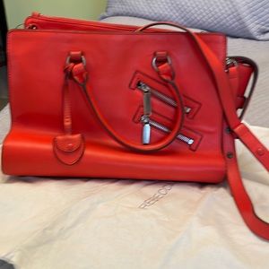 Rebecca minkoff satchel bag with matching valet